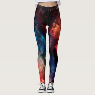 Leggings Galaxie colorée carrelée