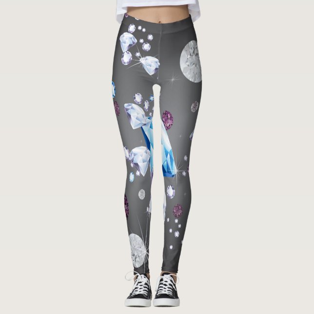 Leggings Galaxie de diamant 5 (Devant)