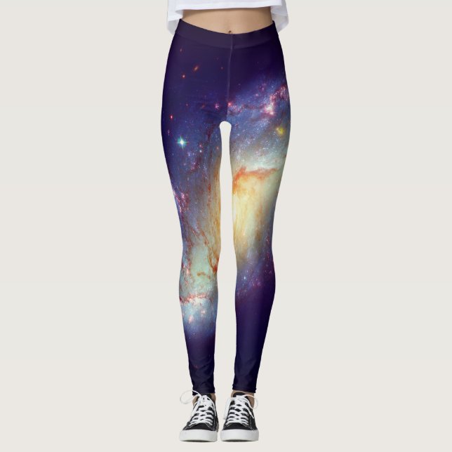Leggings Galaxie de manière laiteuse (Devant)