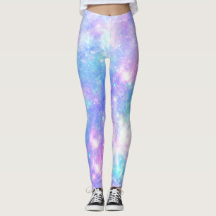 Leggings Galaxie magique : Rose Blue Star Imprimer