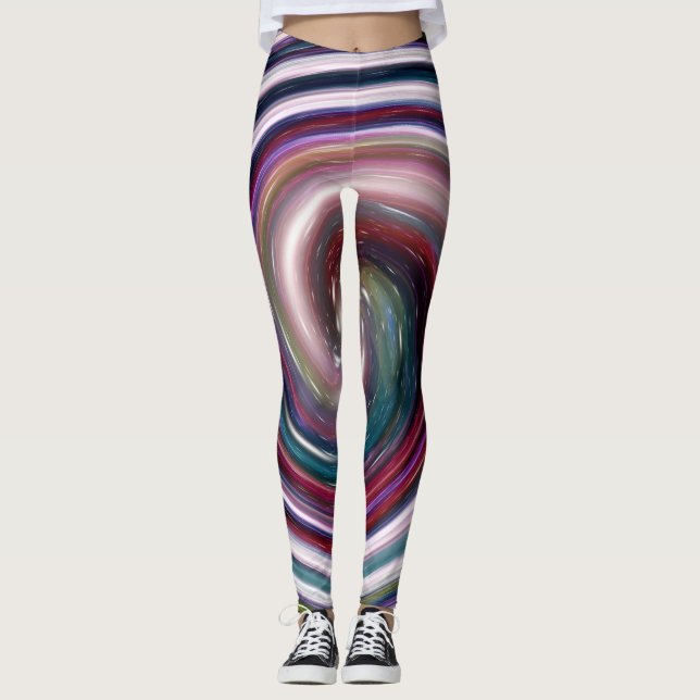 Leggings Galaxie moderne #10 (Devant)