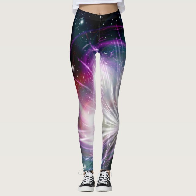 Leggings Galaxie moderne #11 (Devant)
