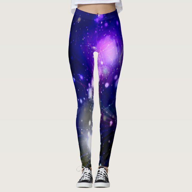Leggings Galaxie moderne #18 (Devant)