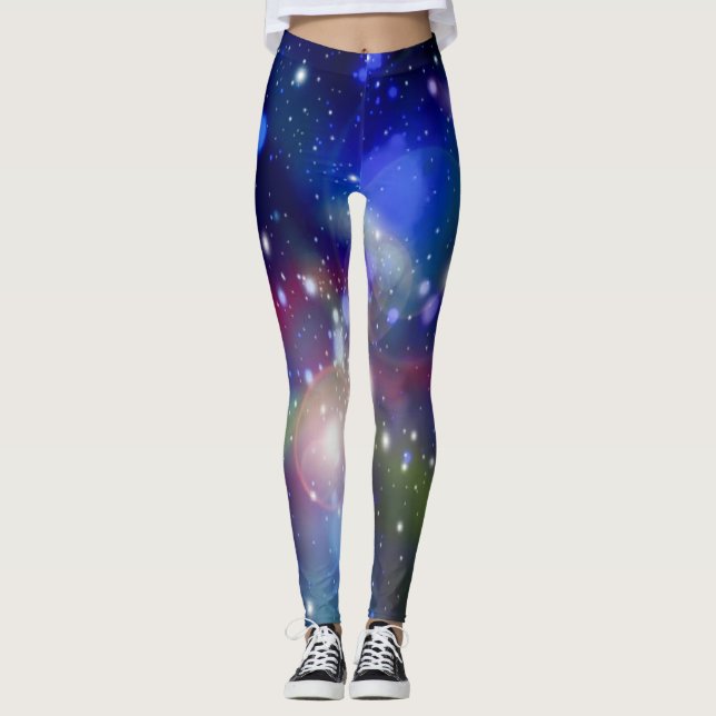 Leggings Galaxie moderne #24 (Devant)
