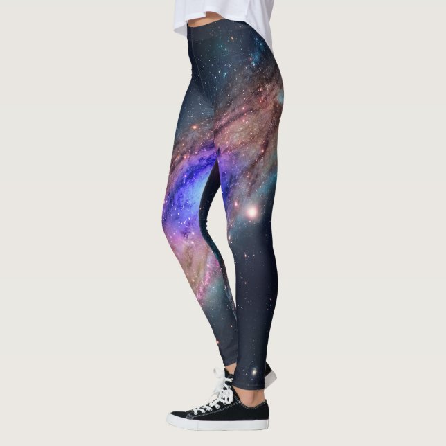 Leggings Galaxie spirale lumineuse Cosmos (Gauche)