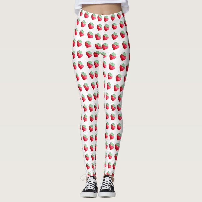 Leggings Galore de fraises (Devant)
