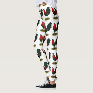 Leggings Gamecock américain : Rouge Brown