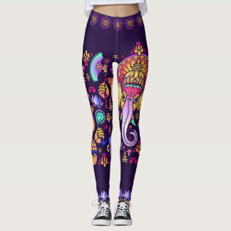 Leggings Ganesh Hindu God : Festive sans fil