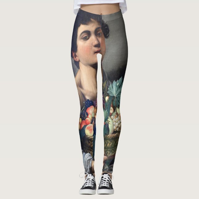 Leggings Garçon avec panier de fruits (Caravaggio) (Devant)