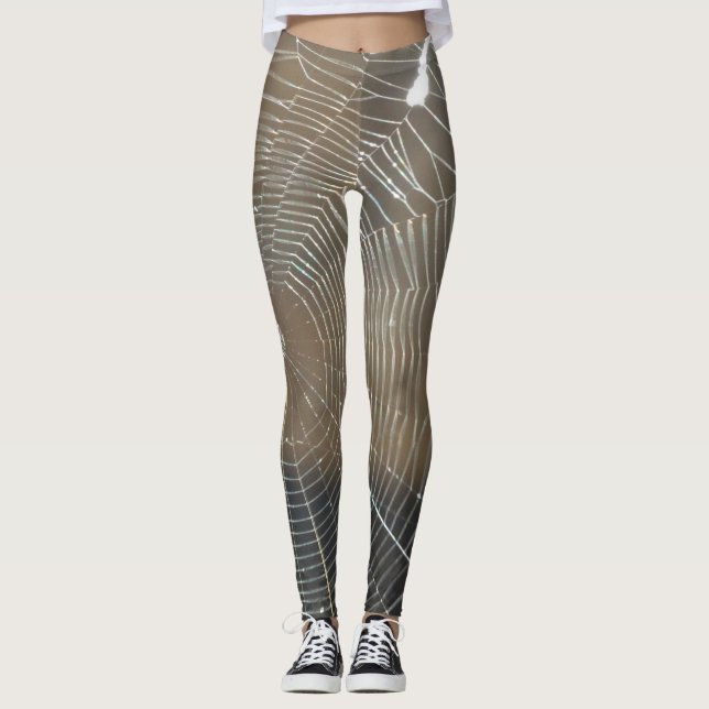 Leggings Garden Spider Webs juste SCREAM Automne sur (Devant)