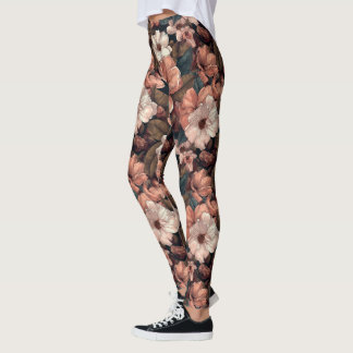 Leggings Gardenias Fleur Femmes Vêtements Actifs Gardenias