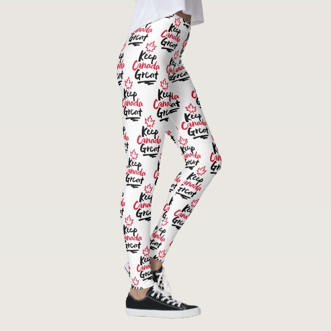 Leggings Gardons le CANADA grand !  La feuille d'érable can (Droite)