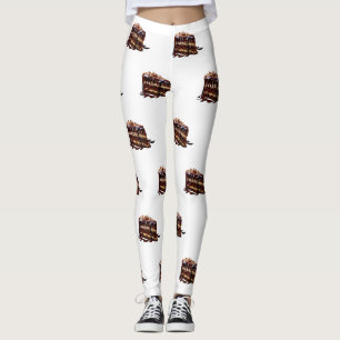 Leggings Gâteau au chocolat multi-couche indulgent de Slipp