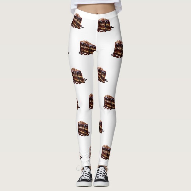 Leggings Gâteau au chocolat multi-couche indulgent de Slipp (Devant)