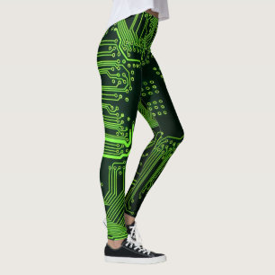 Leggings Geek de la carte de circuit électronique Nerd PCB