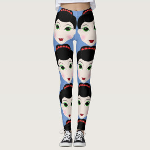 LEGGINGS GEISHA PANTS LEGINGS