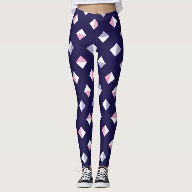 Leggings Gem coloré Motif transparent (Devant)