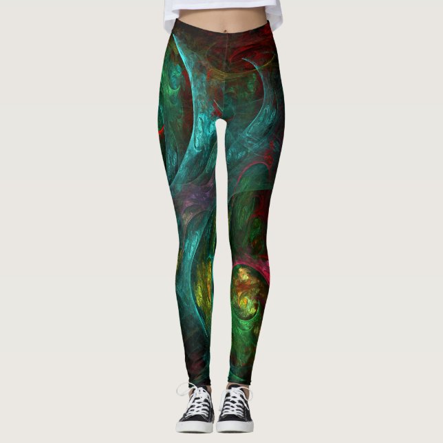 Leggings Genesis Nova Art Abstrait (Devant)