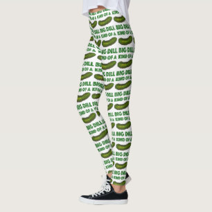 Leggings Genre de pattes d'un grand dill vert (Deal)