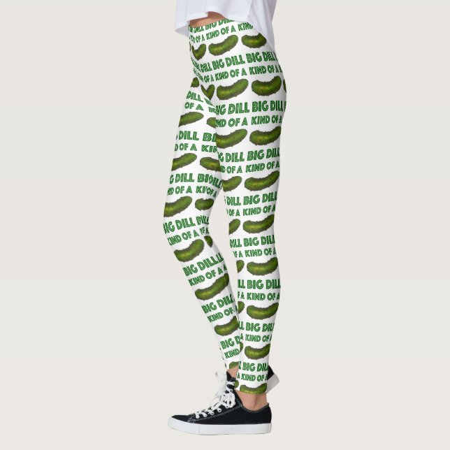 Leggings Genre de pattes d'un grand dill vert (Deal) (Gauche)