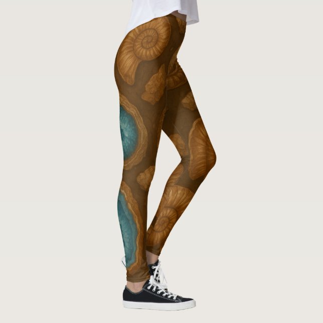 Leggings Géodésique et fossiles (Droite)