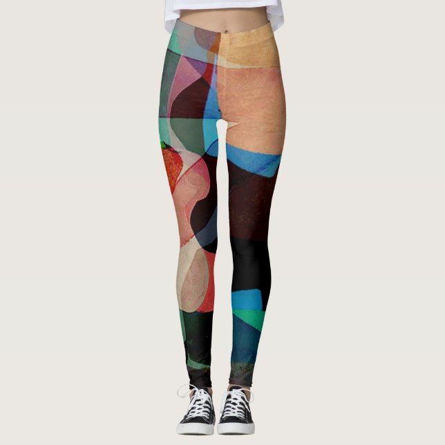 Leggings Géométrie classique : Motif texturé. (Devant)