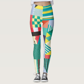 Leggings Géométrie décorative : éléments Motifs Vintages
