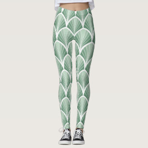 Leggings Géométrique Classique : Style Art Déco Sans Couleu