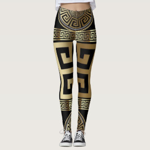 Leggings Géométrique Sicilienne pour Femmes