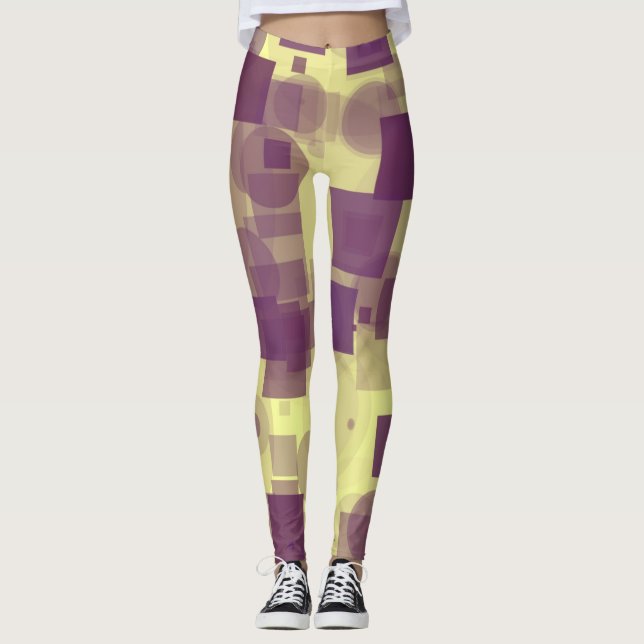 Leggings géométriques (Devant)