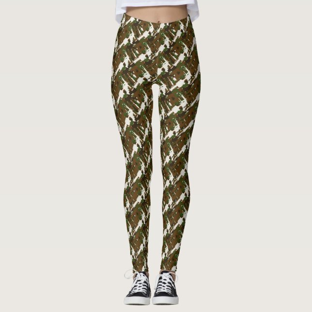 Leggings GI militaire Camouflage armes à feu fusils Camo St (Devant)