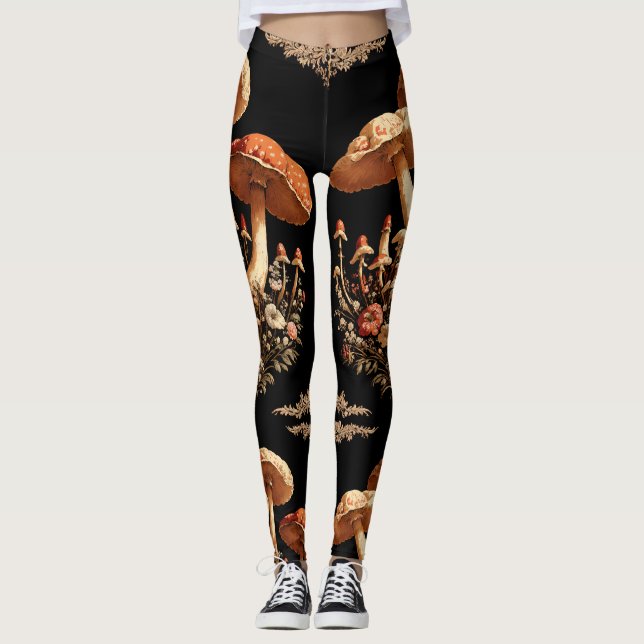 Leggings Gilded Mushrooms (Devant)