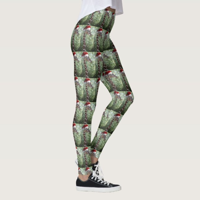 Leggings Giraffes de Noël (Droite)