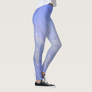 Leggings glace bleue