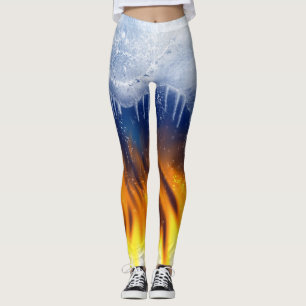 Leggings Glace et flamme