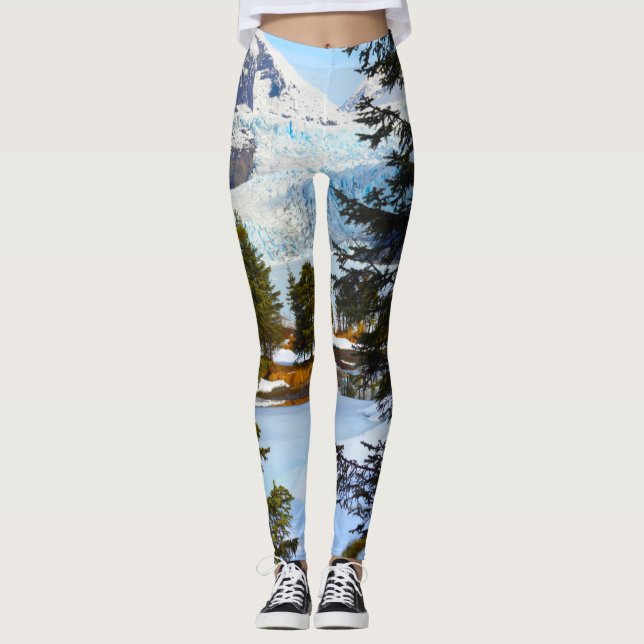 Leggings Glacier de Mendenhall pendant l'hiver (Devant)