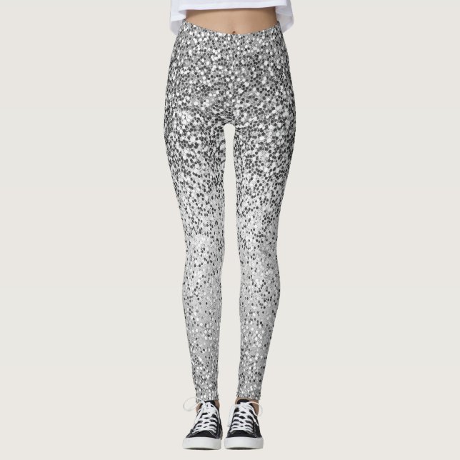 Leggings Glam Disco Silver (Devant)