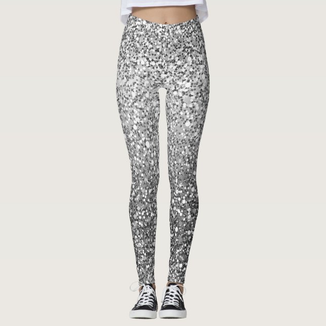 Leggings Glam Disco Silver (Devant)