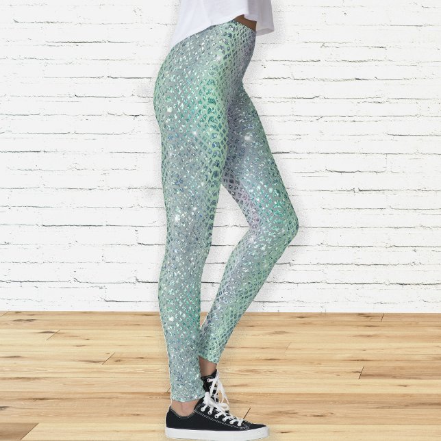 Leggings Glam Sparkly Diamond Snakekin Motif (Créateur téléchargé)