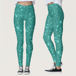 Leggings Glam Turquoise Turquoise Aqua Parties scintillant<br><div class="desc">Ces leggings glamour sont d'une couleur turquoise turquoise et éclatante, avec une texture fausse parties scintillant, ajoutant une touche de luxe et de brillance. Parfaits pour le sport, la course, le yoga ou encore un look de fête chic, ils allient style et confort pour l'usure quotidienne. Mettez-vous un peu de...</div>
