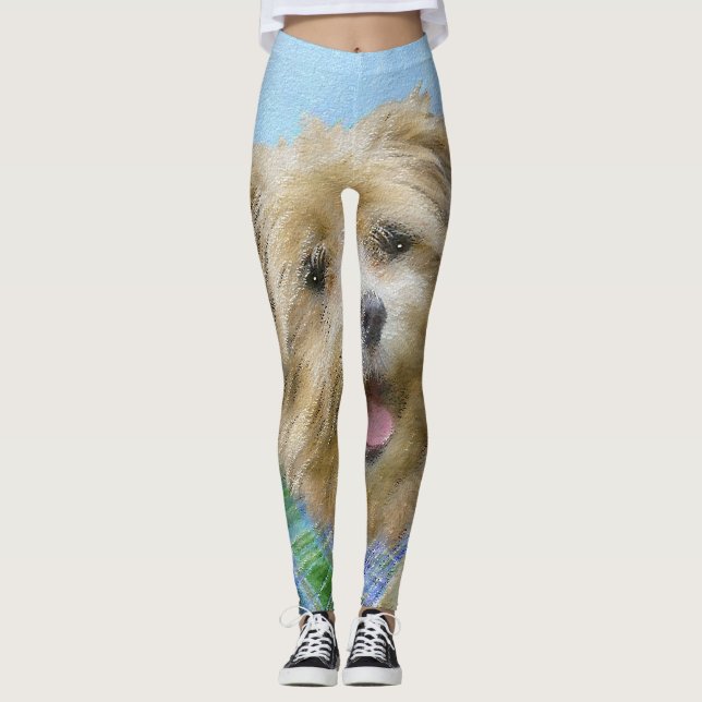 Leggings Glen of Imaal Terrier Peinture - Art original Chie (Devant)
