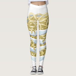 Leggings Glitch Food plain noodles