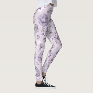 Leggings Glorieuses de matin lavande poussiéreuse Élégant f