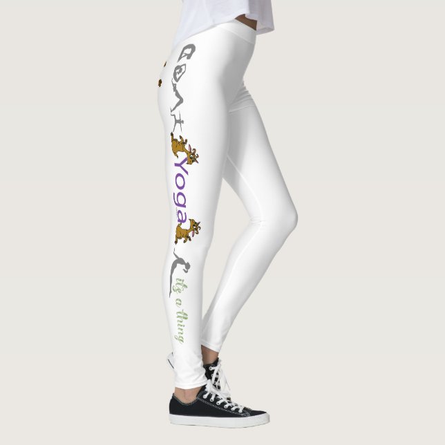 Leggings GOAT YOGA | C'est une chose | GetYerGoat™ original (Droite)