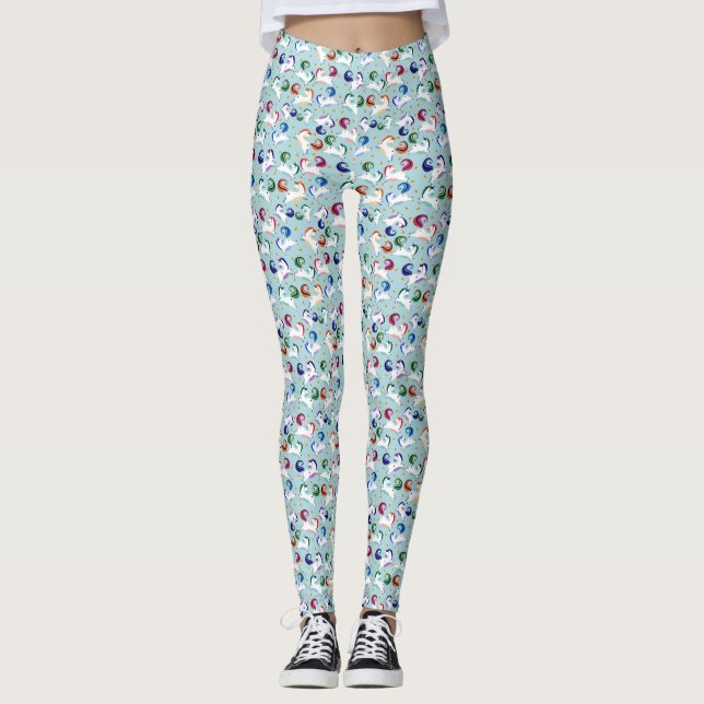 Leggings Gold Magic Star Rainbow Unicorn (Devant)