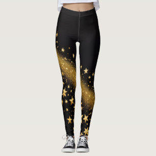 Leggings Golden Stardust : Enchantant & Sparkly