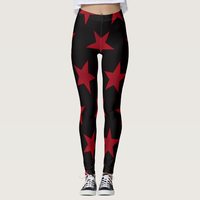 Leggings Golden Stars Motif 8 (Devant)