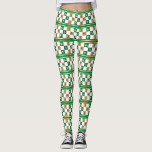 Leggings Golf de Noël - Motif de golf minimaliste