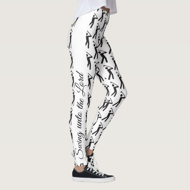 Leggings GOLFER CHRÉTIEN Personnalisé Swing To The Lord (Droite)