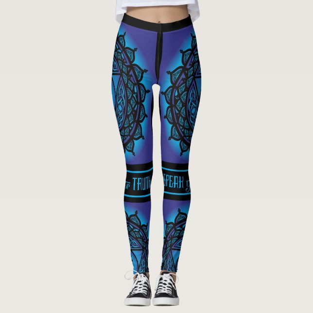 Leggings Gorge tribale celtique Chakra (Devant)